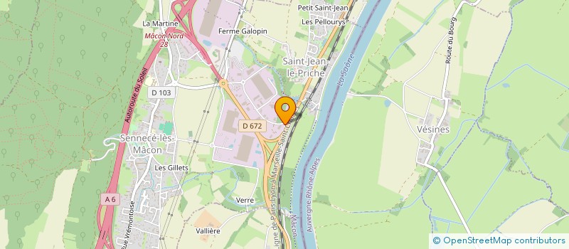 localisation de l'entreprise THIRIET MACON SAS  MACON