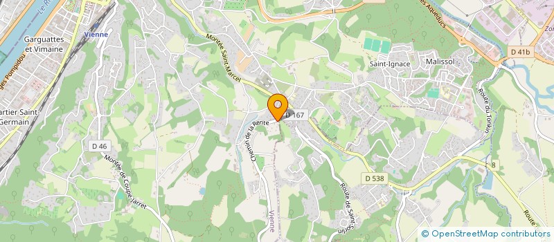 localisation de l'entreprise THIRION IMMOBILIER  VIENNE