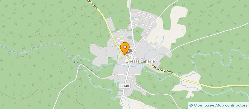 localisation de l'entreprise THIRIONET - PETIT INDIVISION  ONESSE-LAHARIE