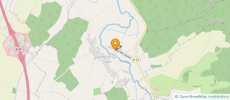 localisation de l'entreprise THIRIOT ET FILS  DOMBROT-SUR-VAIR