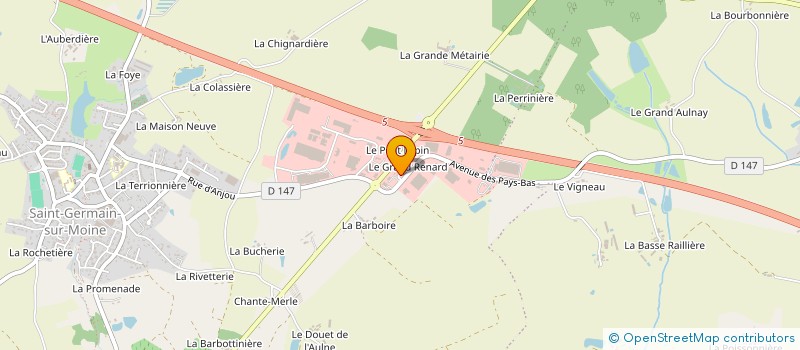localisation de l'entreprise THIRO à SEVREMOINE