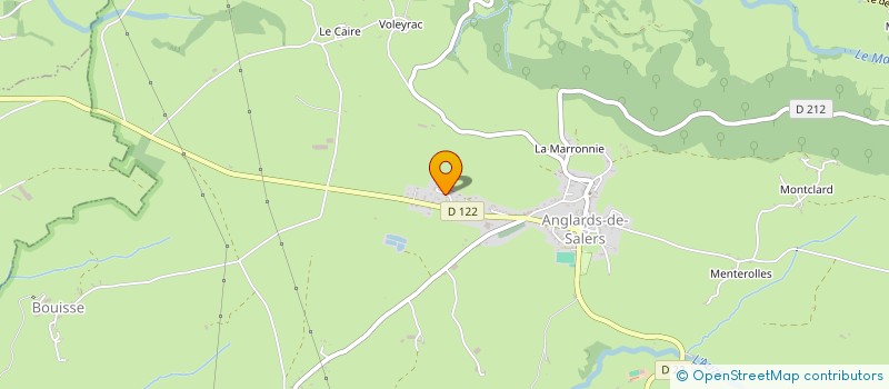 localisation de l'entreprise THIROB à ANGLARDS-DE-SALERS