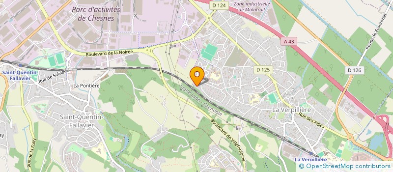 localisation de l'entreprise THIROFLO  LA VERPILLIERE