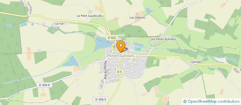 localisation de l'entreprise THIRON DIFFUSION à THIRON-GARDAIS
