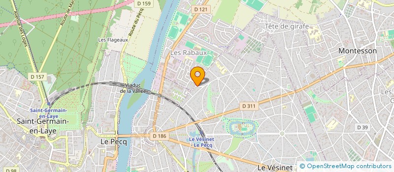 localisation de l'entreprise THIRTEEN SIX  LE VESINET