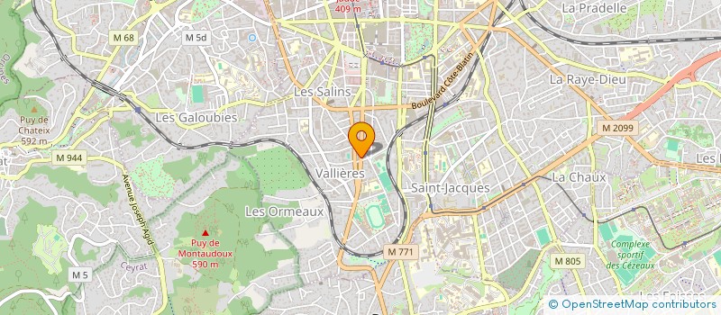 localisation de l'entreprise THIS IS THE WAY  CLERMONT-FERRAND