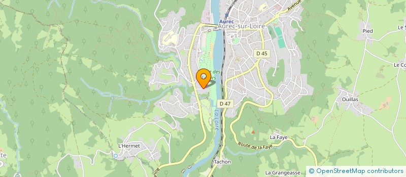 localisation de l'entreprise THIS IS US - T.I.U  AUREC-SUR-LOIRE