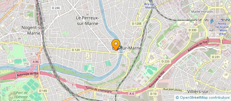localisation de l'entreprise THISAMENCE  LE PERREUX-SUR-MARNE