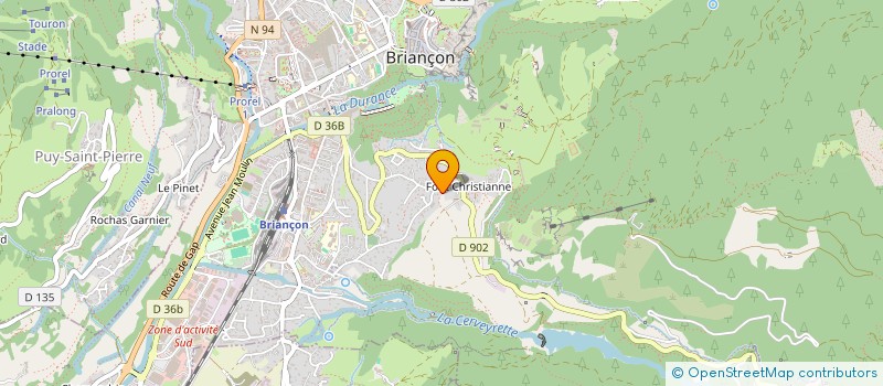 localisation de l'entreprise THISCAMA  BRIANCON