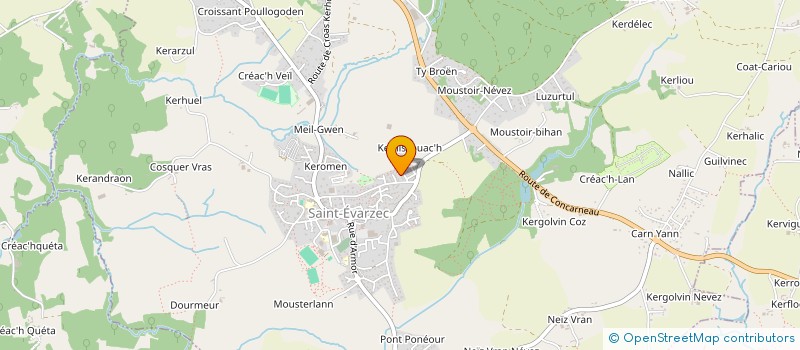 localisation de l'entreprise THISEB  SAINT-EVARZEC