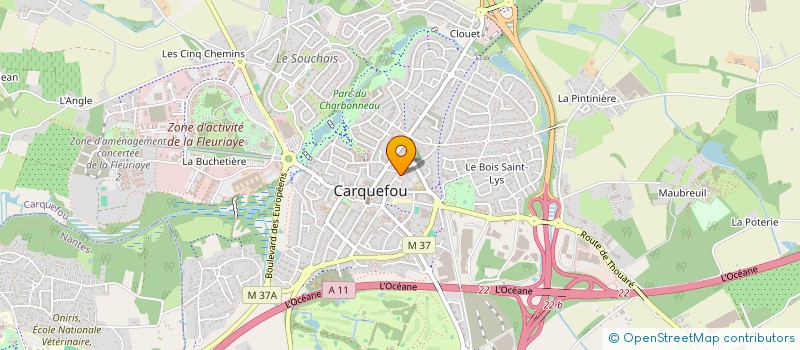 localisation de l'entreprise THISELANN VOYAGES à CARQUEFOU