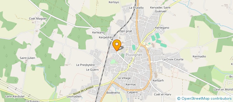 localisation de l'entreprise THISEMANY  PLUVIGNER