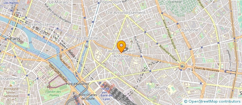 localisation de l'entreprise THISGA à PARIS