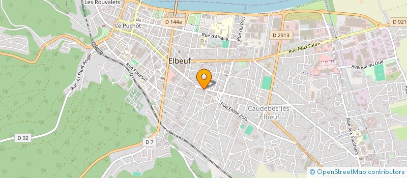 localisation de l'entreprise THISHYA  CAUDEBEC-LES-ELBEUF