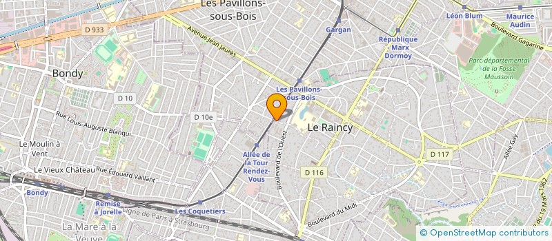 localisation de l'entreprise THISMA CAPITAL à LE RAINCY