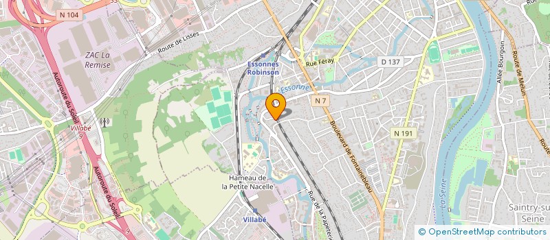 localisation de l'entreprise THISOTH à CORBEIL-ESSONNES