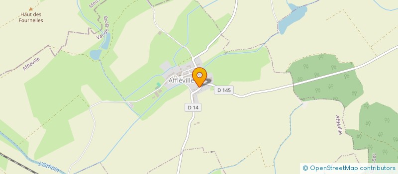 localisation de l'entreprise THISSE THEO  AFFLEVILLE