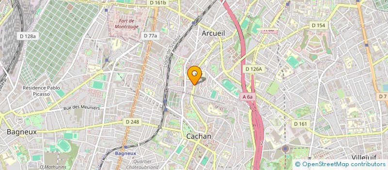 localisation de l'entreprise THISSOURA  ARCUEIL