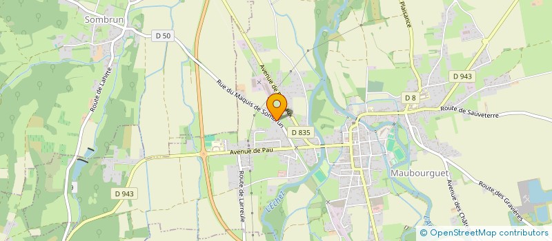 localisation de l'entreprise THISTHEO  MAUBOURGUET