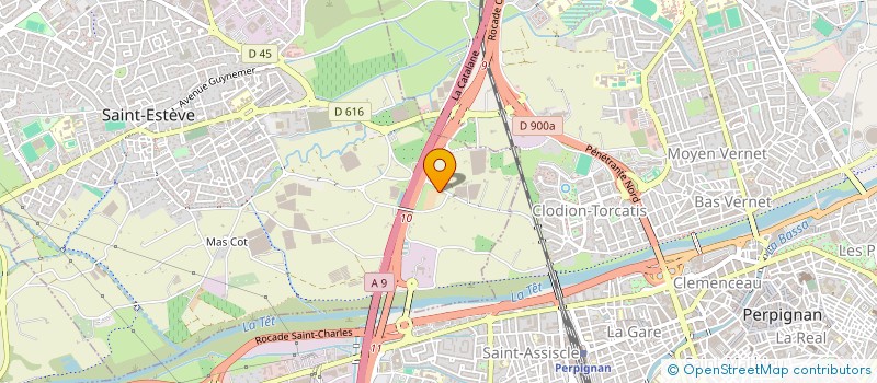 localisation de l'entreprise THISU  SAINT-ESTEVE