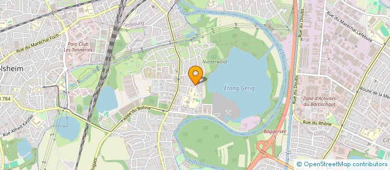 localisation de l'entreprise THISY  OSTWALD