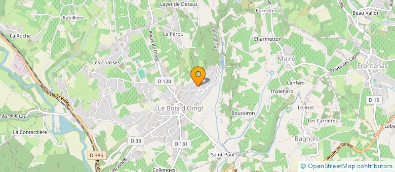 localisation de l'entreprise THITRIN  VAL D'OINGT