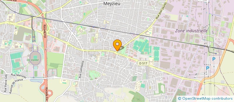 localisation de l'entreprise THITUS à MEYZIEU