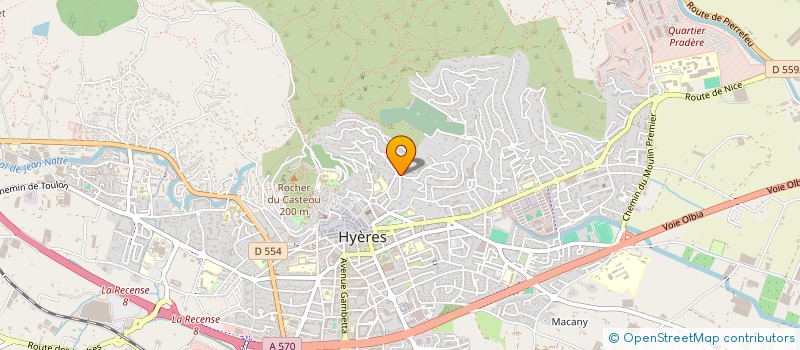 localisation de l'entreprise THIVAGE à HYERES