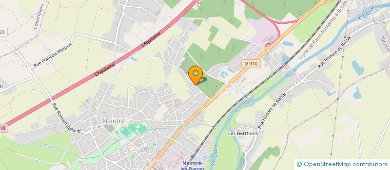 localisation de l'entreprise THIVAL-IMMO  NAINTRE