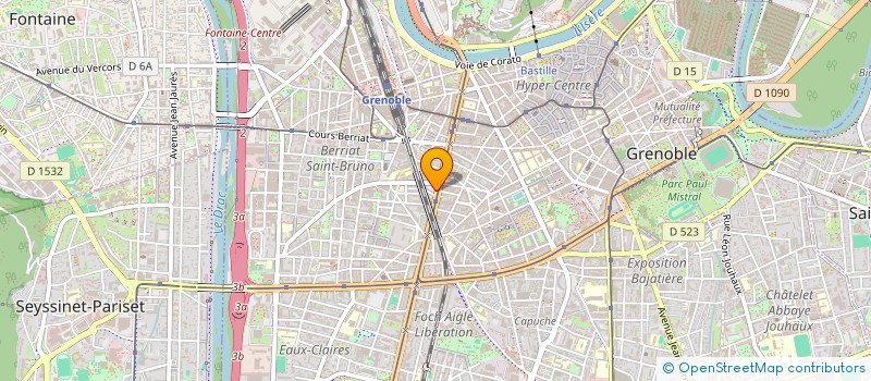 localisation de l'entreprise THIVAN  GRENOBLE