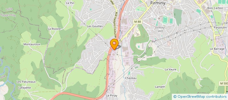 localisation de l'entreprise THIVARD SA à FIRMINY