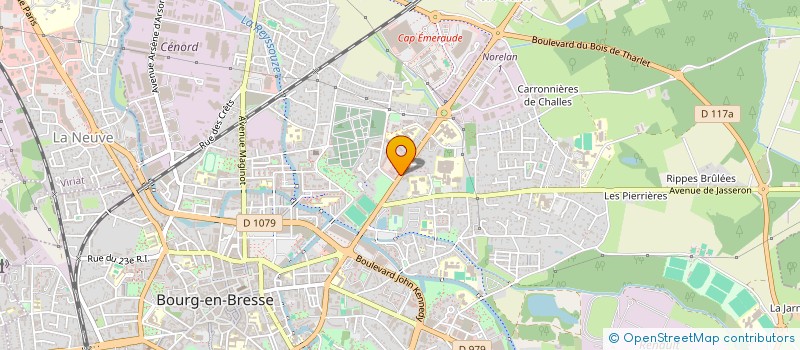 localisation de l'entreprise THIVEND AVOCATS  BOURG-EN-BRESSE