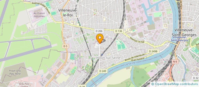 localisation de l'entreprise THIVIYA  ABLON-SUR-SEINE