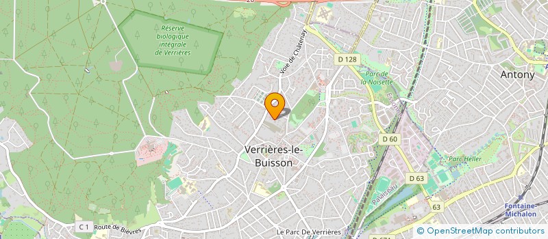 localisation de l'entreprise THIYOL à VERRIERES-LE-BUISSON