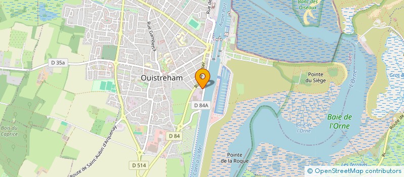 localisation de l'entreprise THIZA  OUISTREHAM