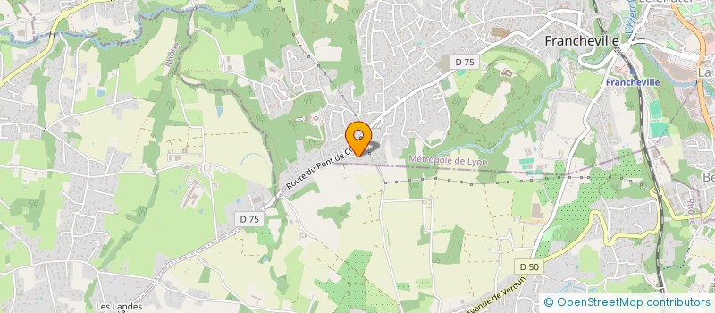 localisation de l'entreprise THJ CORP.  FRANCHEVILLE