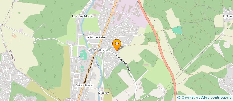 localisation de l'entreprise THJY INVEST à GRAVIGNY