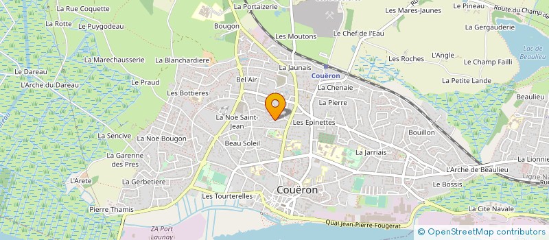 localisation de l'entreprise THK à COUERON