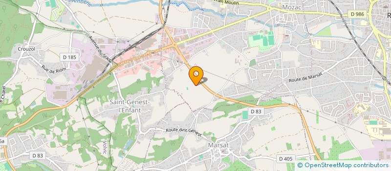 localisation de l'entreprise THK PROD  MOZAC