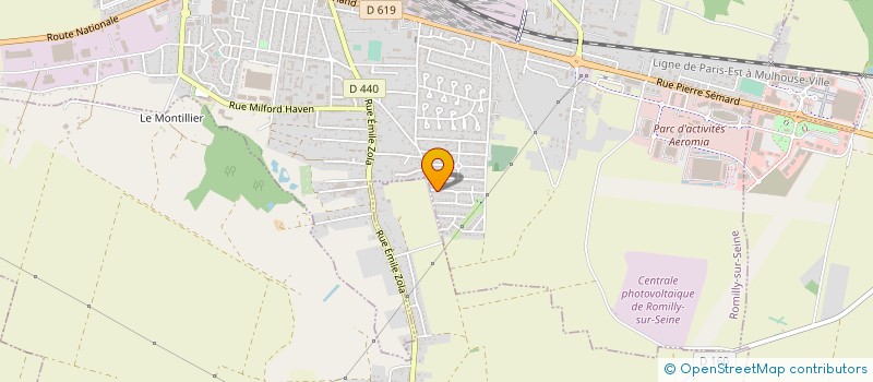 localisation de l'entreprise THK TECH  ROMILLY-SUR-SEINE