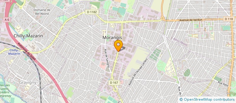 localisation de l'entreprise THL à MORANGIS