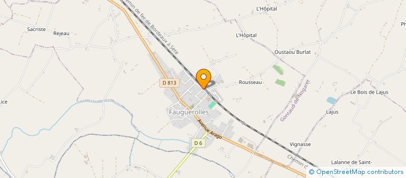 localisation de l'entreprise THL BILARD  FAUILLET