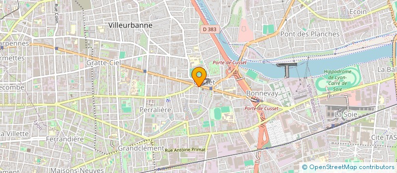 localisation de l'entreprise THL IMMOBILIER  VILLEURBANNE