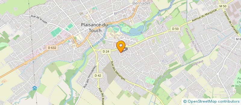 localisation de l'entreprise THL IMMOBILIER  PLAISANCE-DU-TOUCH