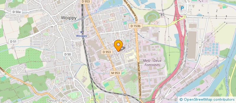 localisation de l'entreprise THL TRANSPORT EXPRESS  WOIPPY