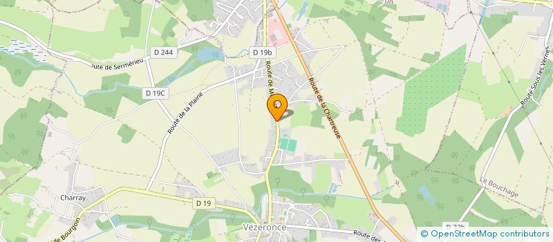 localisation de l'entreprise THLE  VEZERONCE-CURTIN