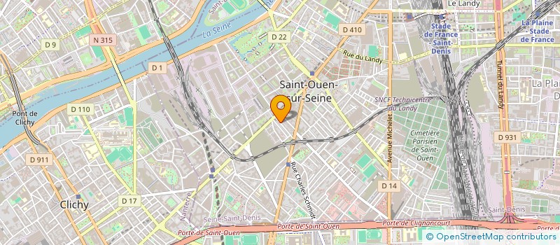 localisation de l'entreprise THM CORPORATION à SAINT-OUEN-SUR-SEINE