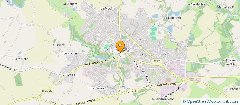 localisation de l'entreprise THM DEVELOPPEMENT  LE POIRE-SUR-VIE