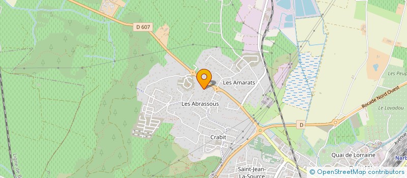 localisation de l'entreprise THM TERRASSEMENT à NARBONNE