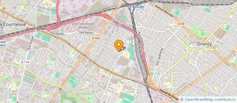 localisation de l'entreprise THM TRANSPORTS à DRANCY